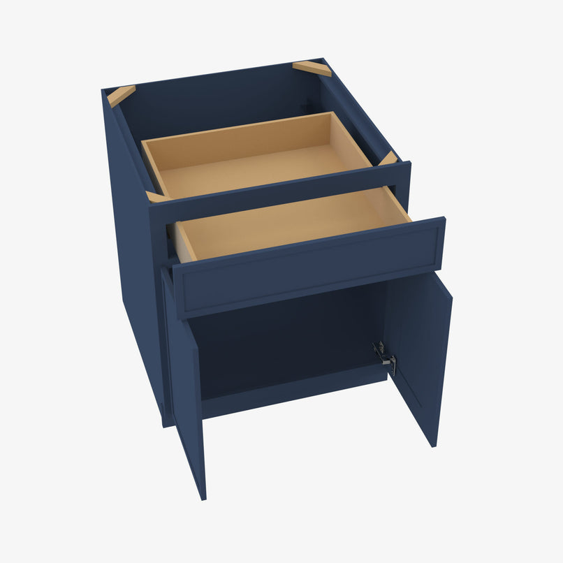 PD-B27B Double Door 27 Inch Base Cabinet | Petit Blue - image 4