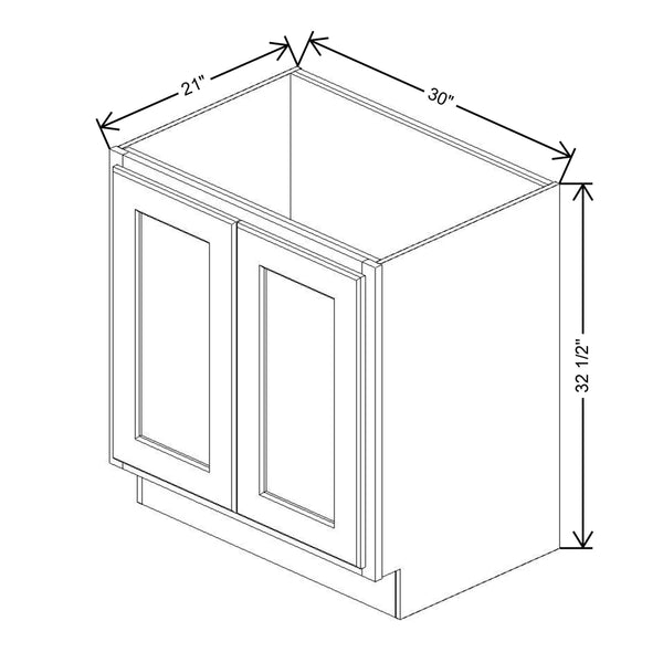 Vanity Base - Removable Front - Cabinets