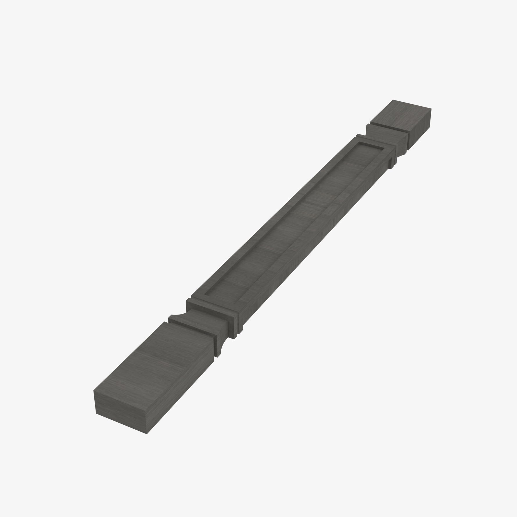 AA-POLE75-T384 Trimmable Half Tall Decor Leg Including WF3 | TSG Forevermark Blaze Black Shaker - image 1