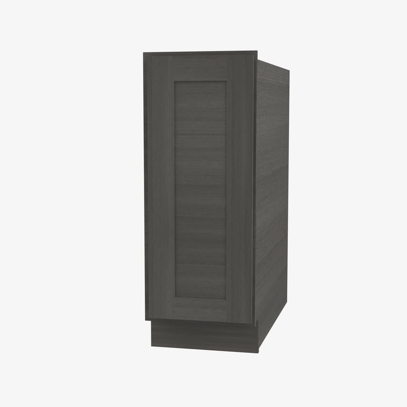 AG-FB09 Full Height Single Door Cabinets 9 Inch Base Cabinet | Greystone Shaker - image 1