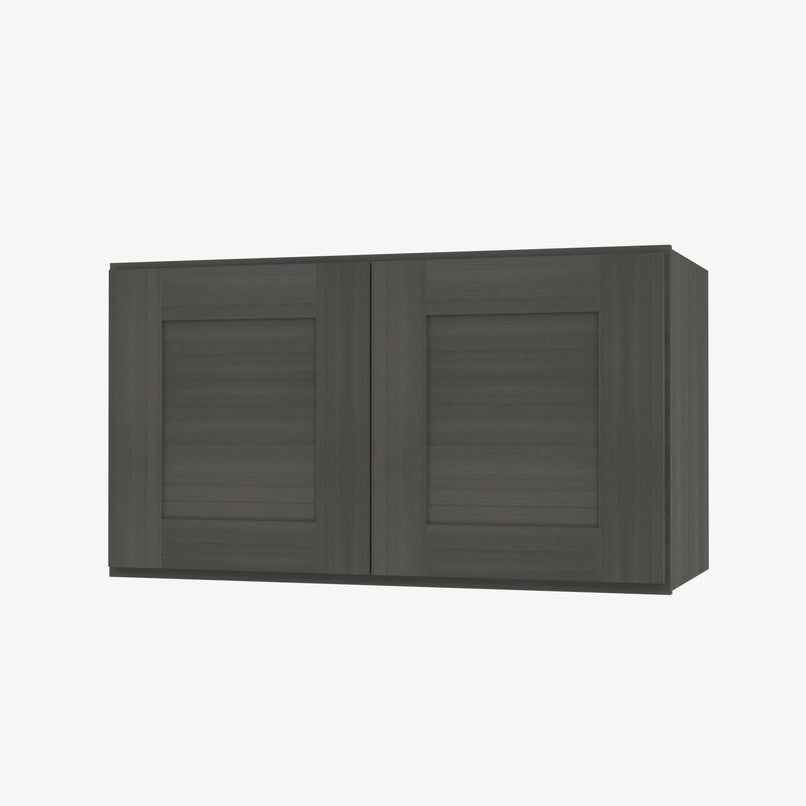 AG-W2412B Double Door 24 Inch Wall Cabinet | Greystone Shaker - image 2