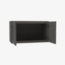 AG-W2412B Double Door 24 Inch Wall Cabinet | Greystone Shaker - image 3