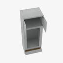 AN-OM3390B Double Door 33 Inch Tall Double Oven / Oven Microwave Cabinet | Nova Light Grey Shaker - image 1