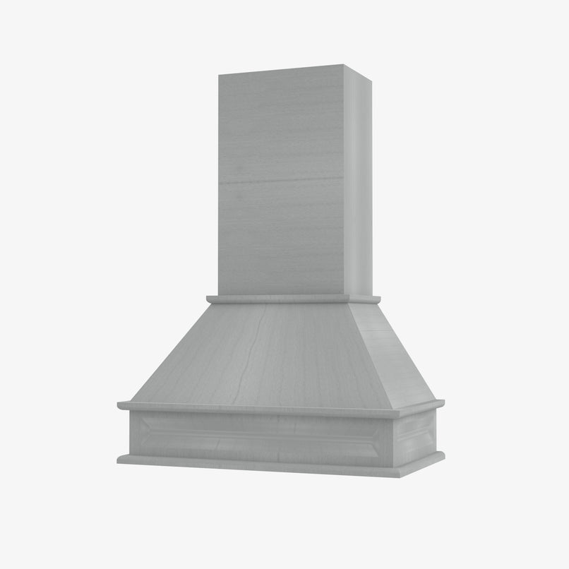 AN-CWH36 36 Inch Wall Range Hood Cabinet with Trimmable Top | Nova Light Grey Shaker - image 1