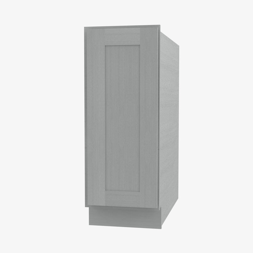 AN-FB09 Full Height Single Door Cabinets 9 Inch Base Cabinet | Nova Light Grey Shaker - image 1