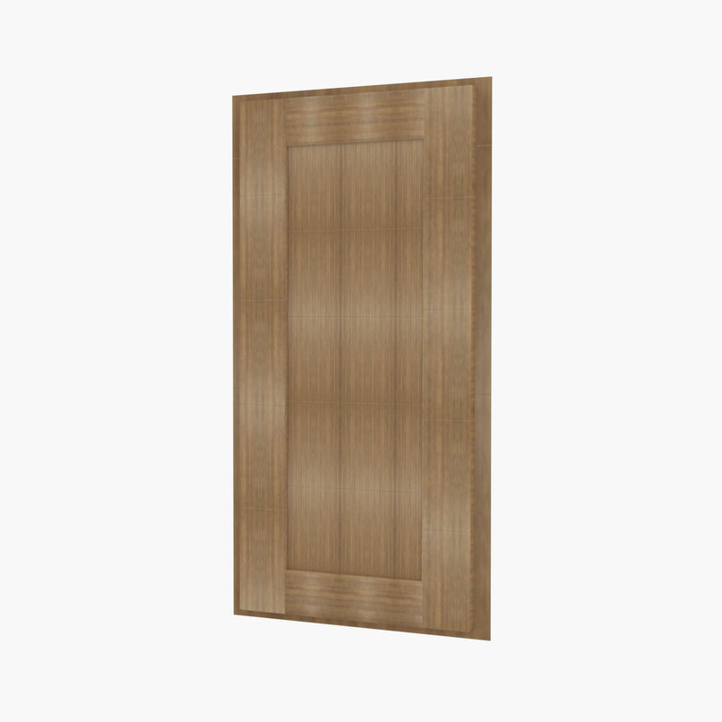 AR-AW42 Single Door Cabinets 42 Inch Wall Angle Corner Cabinet | Woodland Brown Shaker - image 3