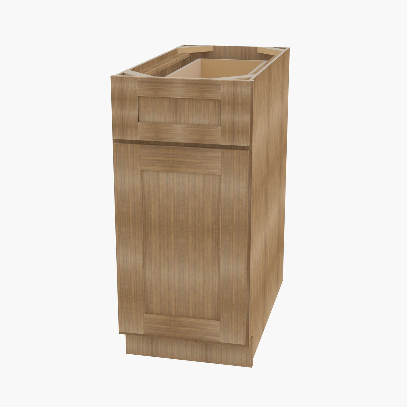 AR-B18 Single Door Cabinets 18 Inch Base Cabinet | Woodland Brown Shaker