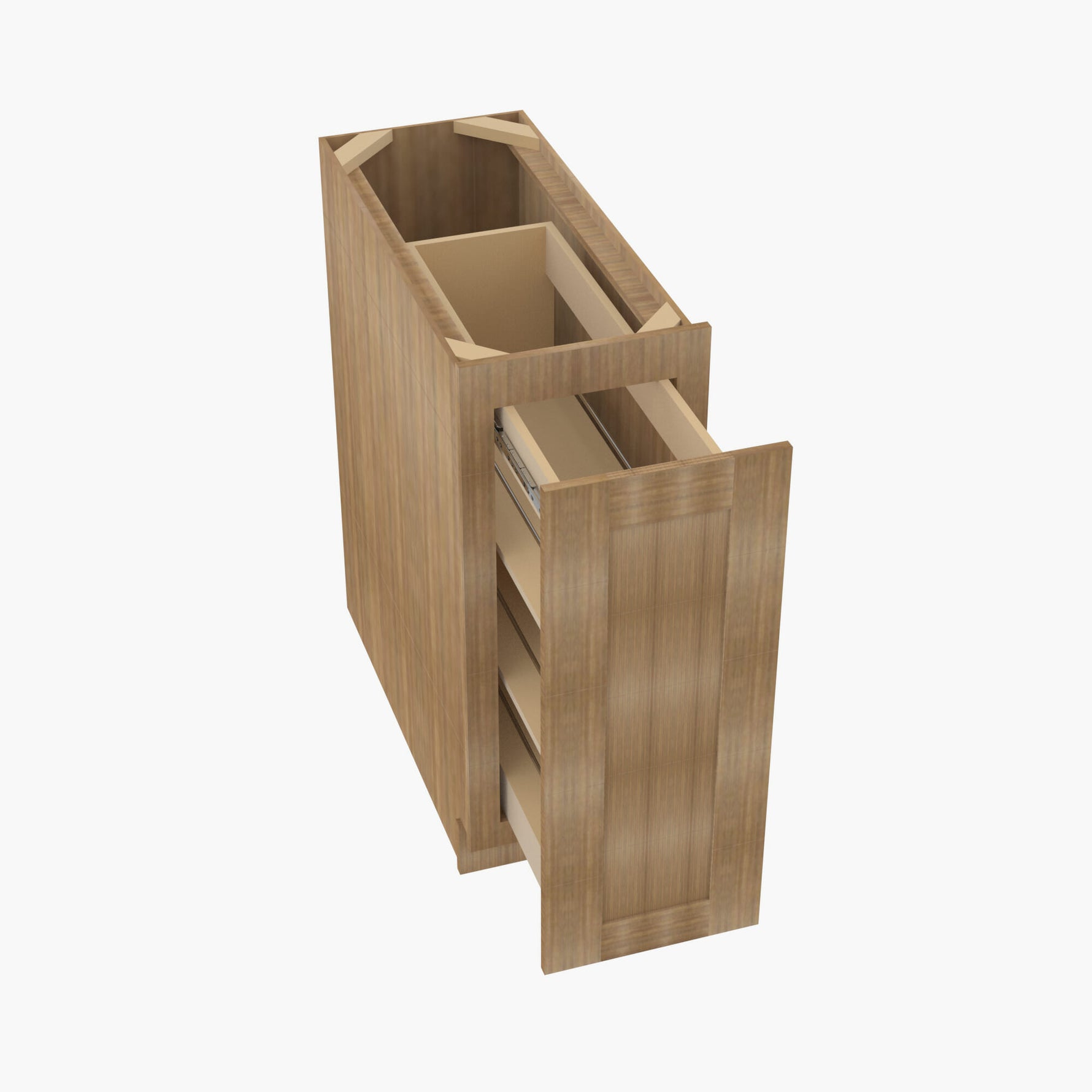 AH-BFP09 Base Pull Out with Spice Rack | TSG Forevermark Homestead OAK Shaker - image 1