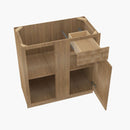 AH-BBLC39/42-36W Double Door 36 Inch Base Blind Corner Cabinets Cabinet | Homestead OAK Shaker - image 1