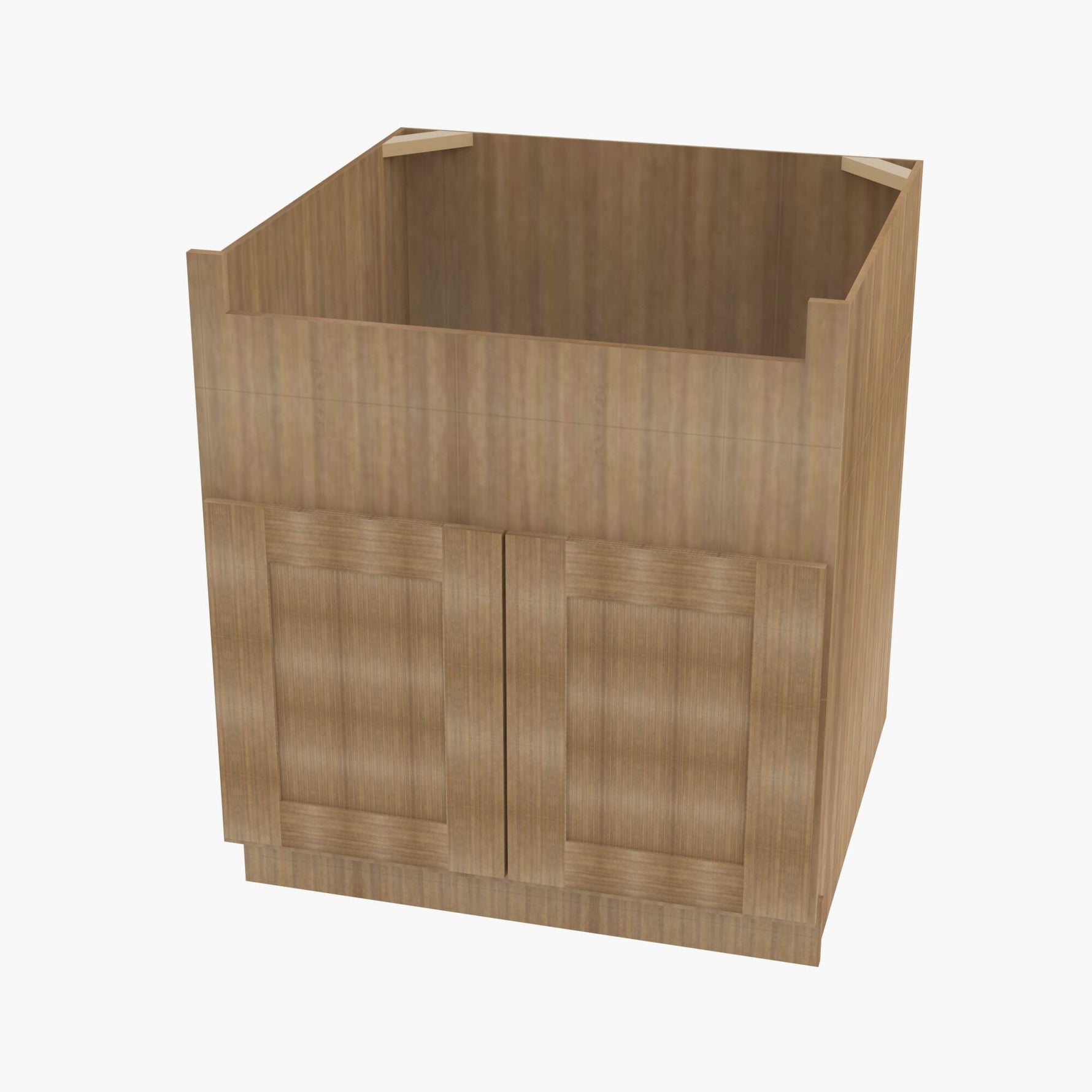 AR-FSB33B 33 Inch Farmhouse Sink Base Cabinet | Woodland Brown Shaker - image 1