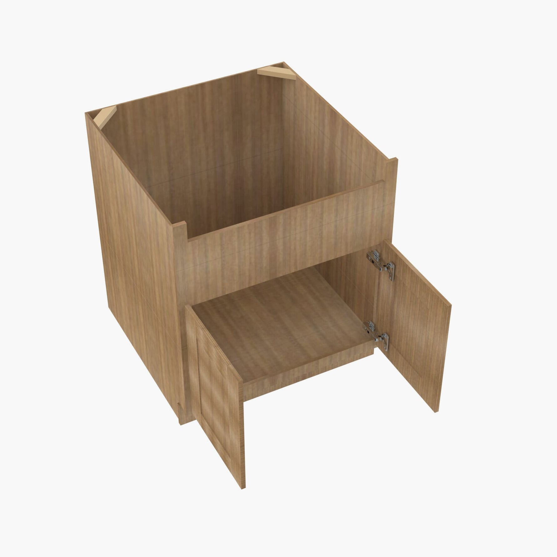 AR-FSB30B 30 Inch Farmhouse Sink Base Cabinet | Woodland Brown Shaker - image 4