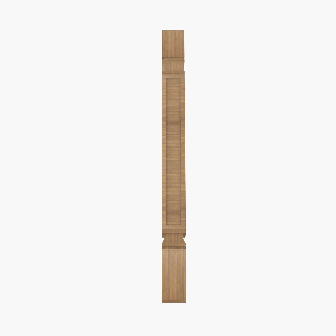 AH-LEG75 B3x3 Trimmable Full Decor Leg | TSG Forevermark Homestead OAK Shaker