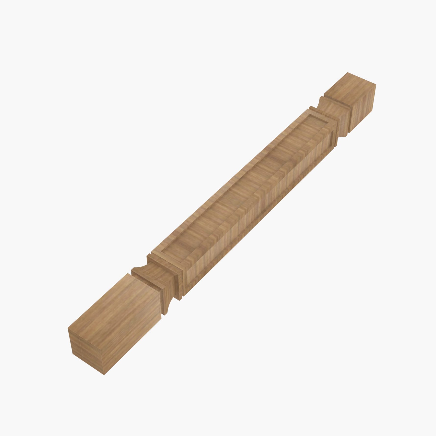 AR-LEG75 B3x3 Trimmable Full Decor Leg | TSG Forevermark Woodland Brown Shaker - image 2