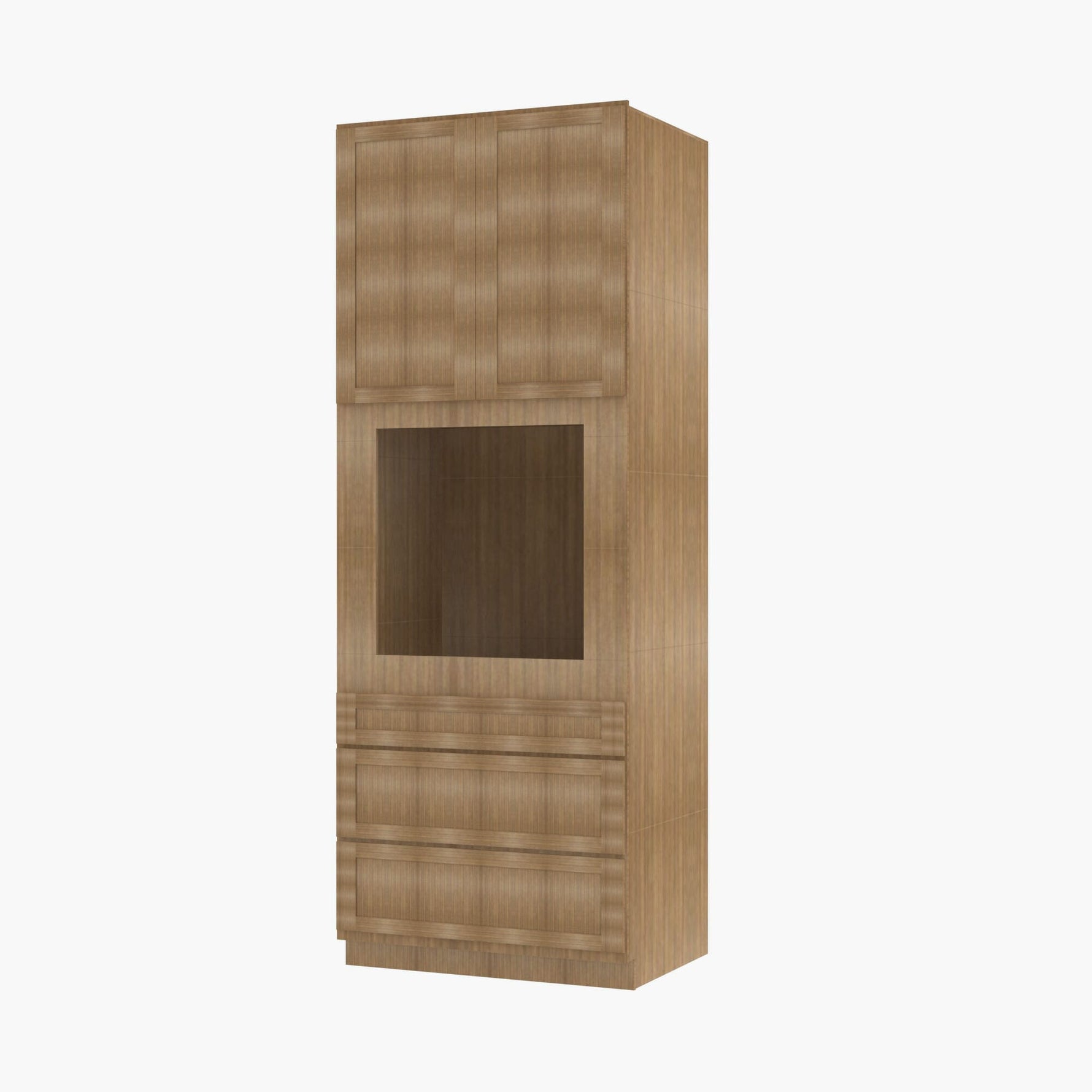 AR-OC3384B Double Door 33 Inch Tall Oven Cabinet | Woodland Brown Shaker - image 3