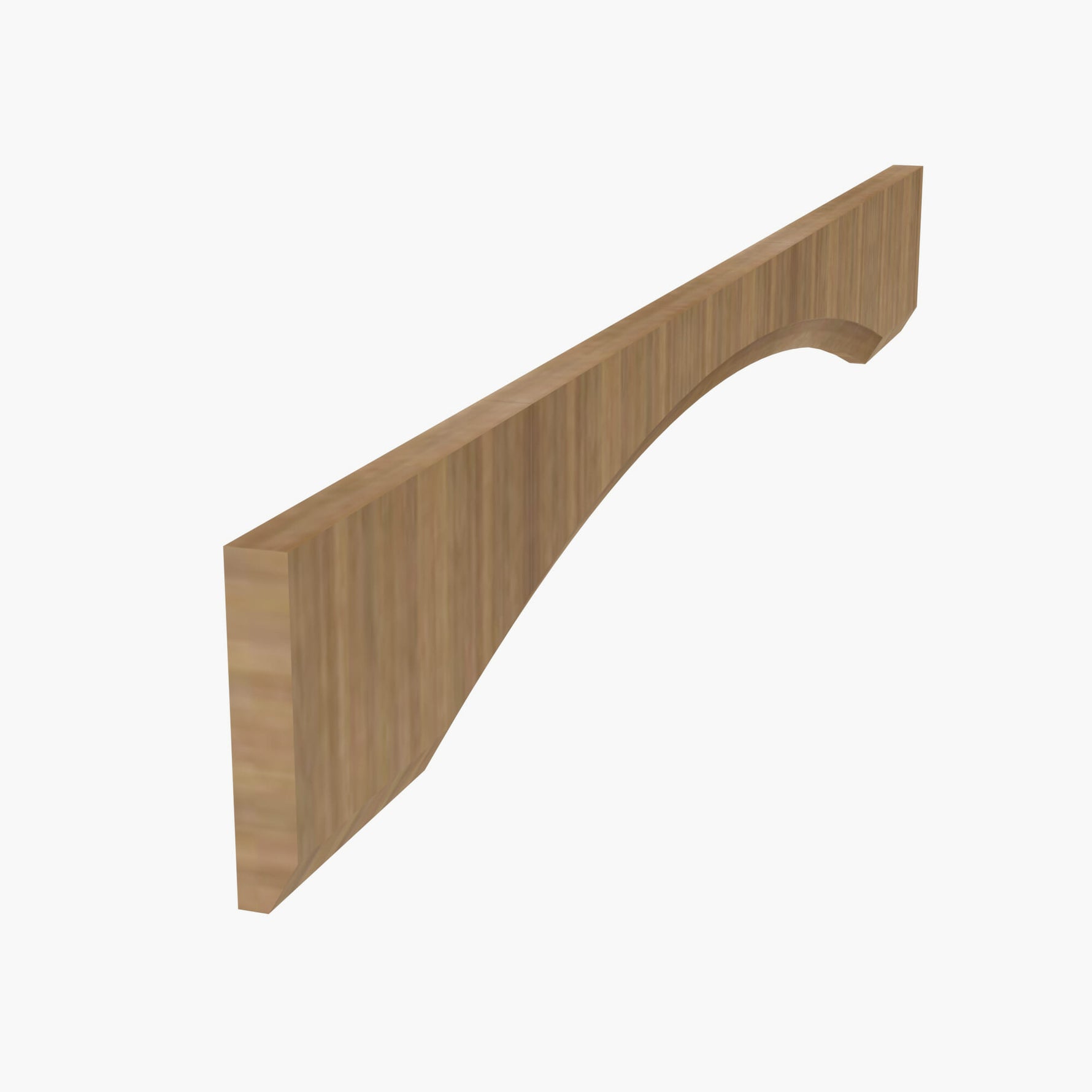 AR-VAL48S Arch Panel Valance | TSG Forevermark Woodland Brown Shaker - image 2