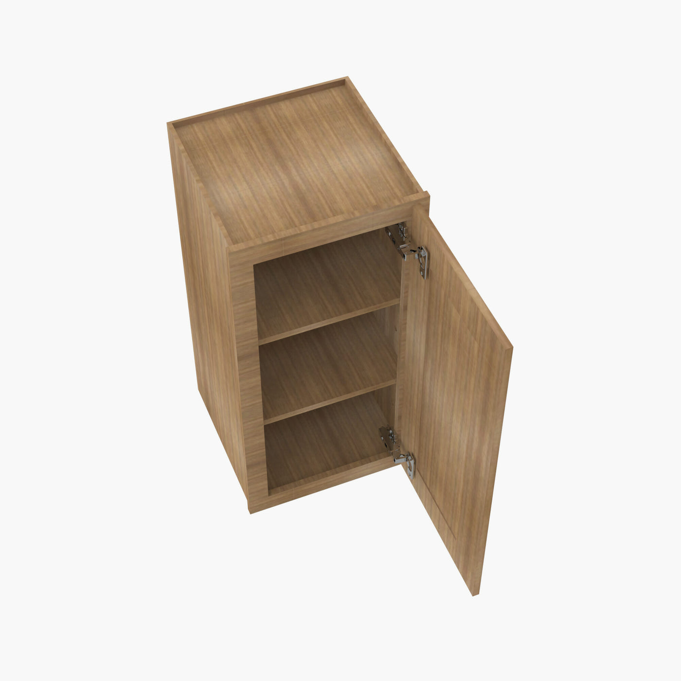 AR-W1212 Single Door Cabinets 12 Inch Wall Cabinet | Woodland Brown Shaker
