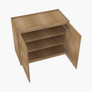 AR-W3030B Double Door 30 Inch Wall Cabinet | Woodland Brown Shaker - image 1