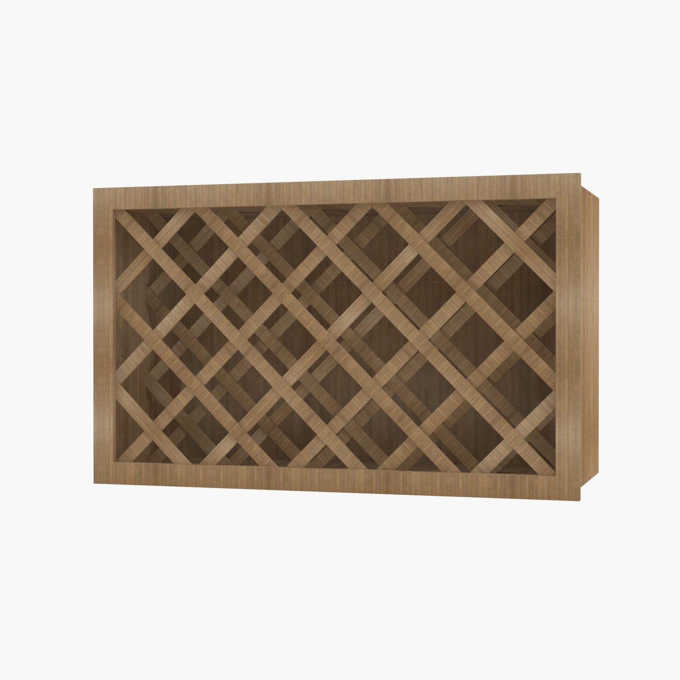 AR-W3018WR 30 Inch Wine Rack Cabinet | Woodland Brown Shaker