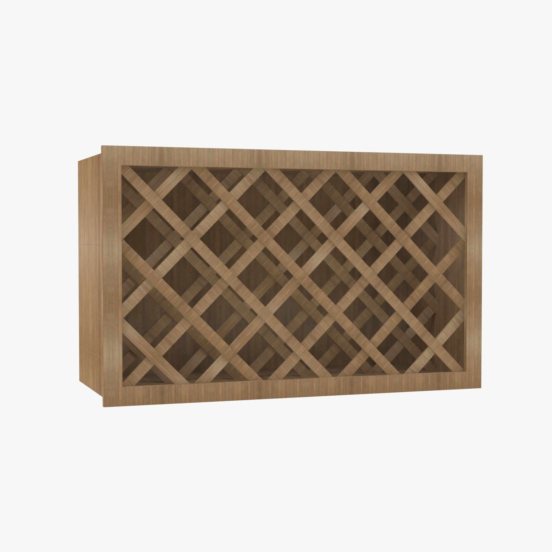 AR-W3018WR 30 Inch Wine Rack Cabinet | Woodland Brown Shaker - image 3