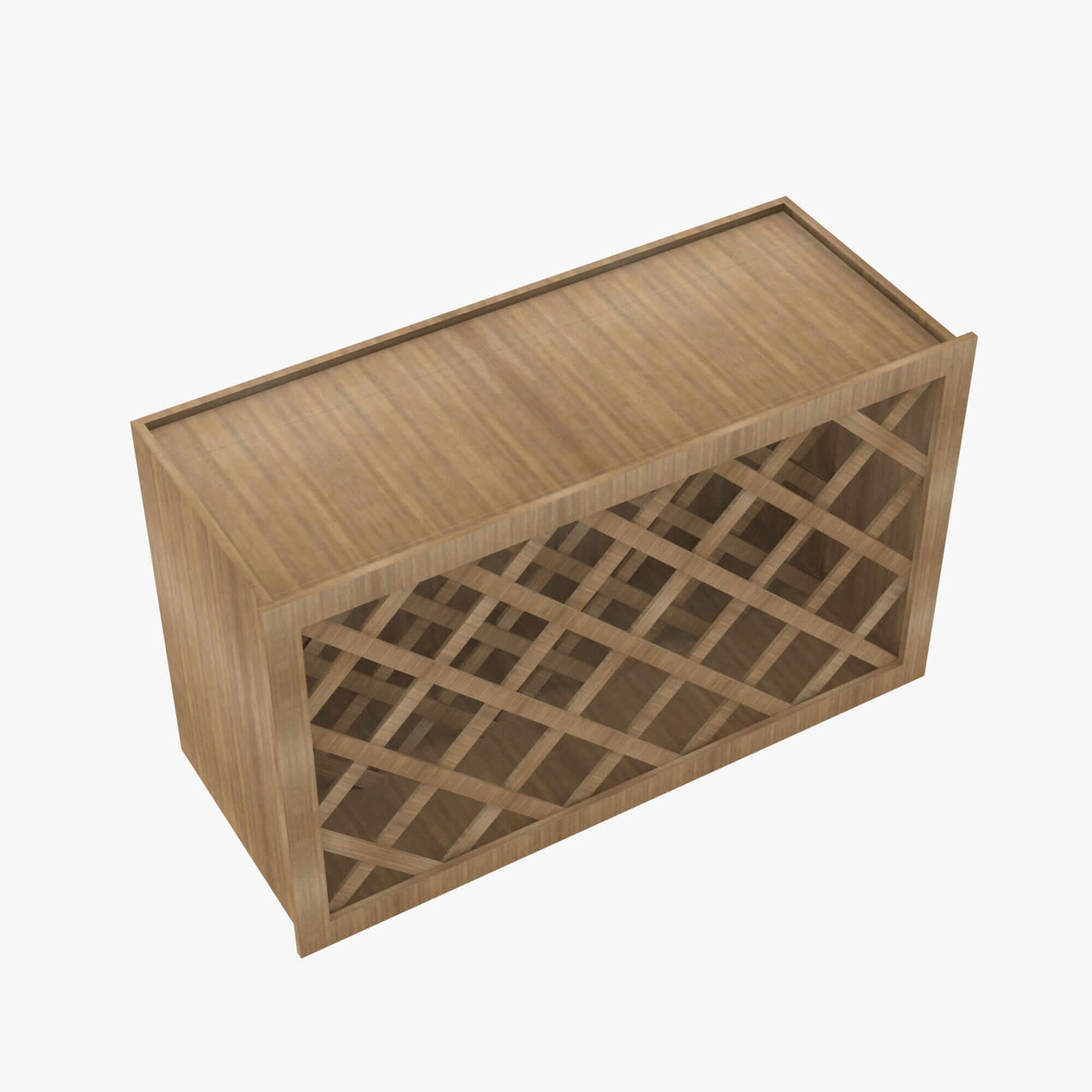 AR-W3018WR 30 Inch Wine Rack Cabinet | Woodland Brown Shaker