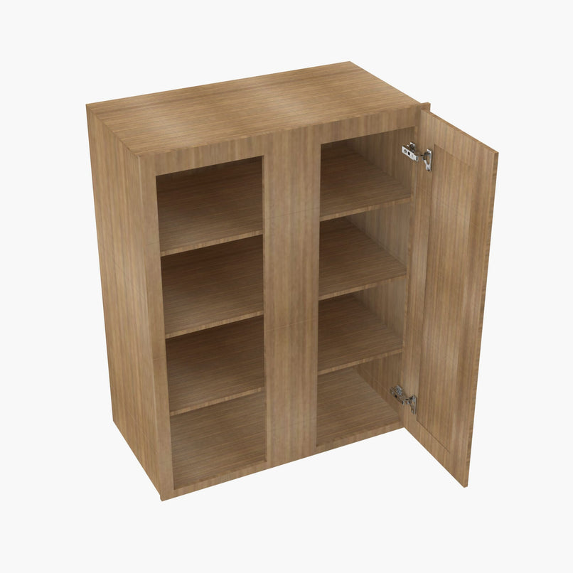 AR-WBLC30/33-3030 Single Door Cabinets 30 Inch Wall Blind Corner Cabinet | Woodland Brown Shaker - image 4