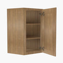 AR-WDC2430 Single Door Cabinets 24 Inch Wall Diagonal Corner Cabinet | Woodland Brown Shaker - image 4