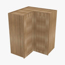 AR-WSQ2430 24 Inch Easy Reach Wall Corner Cabinet | Woodland Brown Shaker - image 3