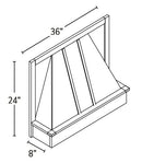 Wall Range Hood Cabinet | AX-AWH36 - image 5