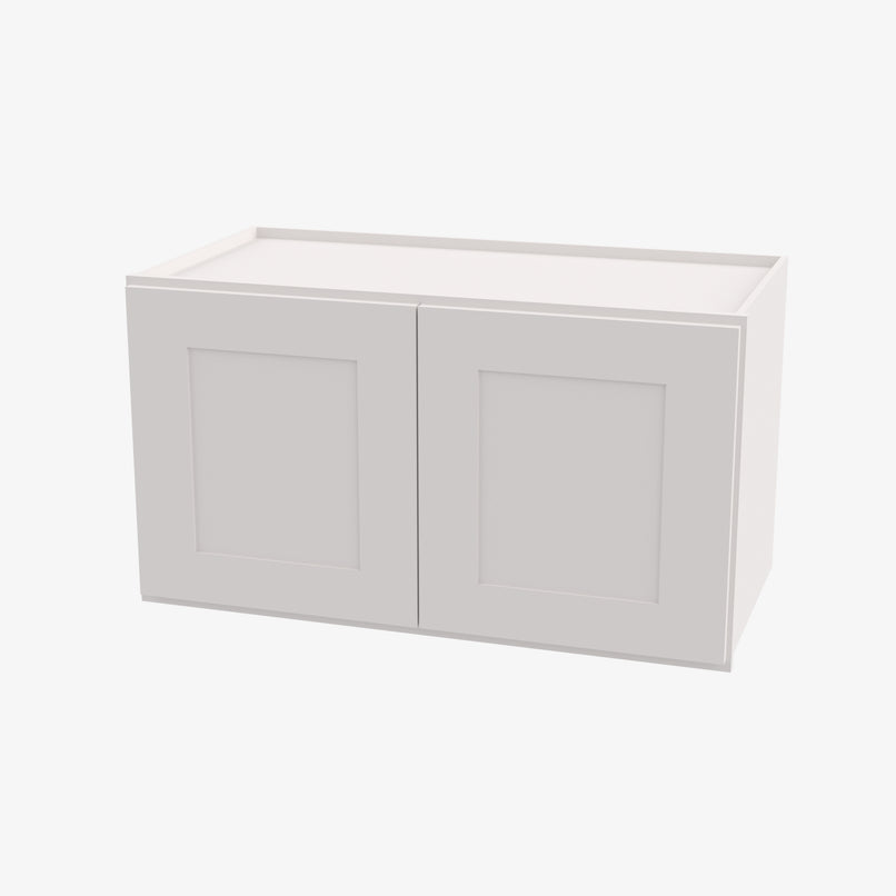 AW-W2412B Double Door 24 Inch Wall Cabinet | Ice White Shaker - image 4