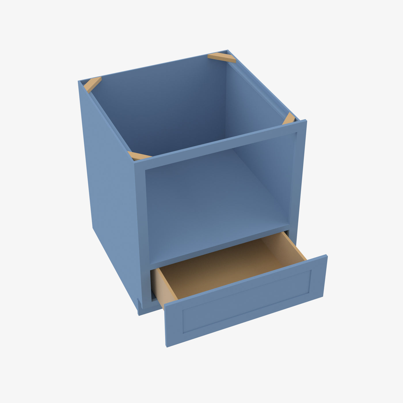 AX-B30MW 30W 30 Inch Microwave Base Cabinet | Xterra Blue Shaker