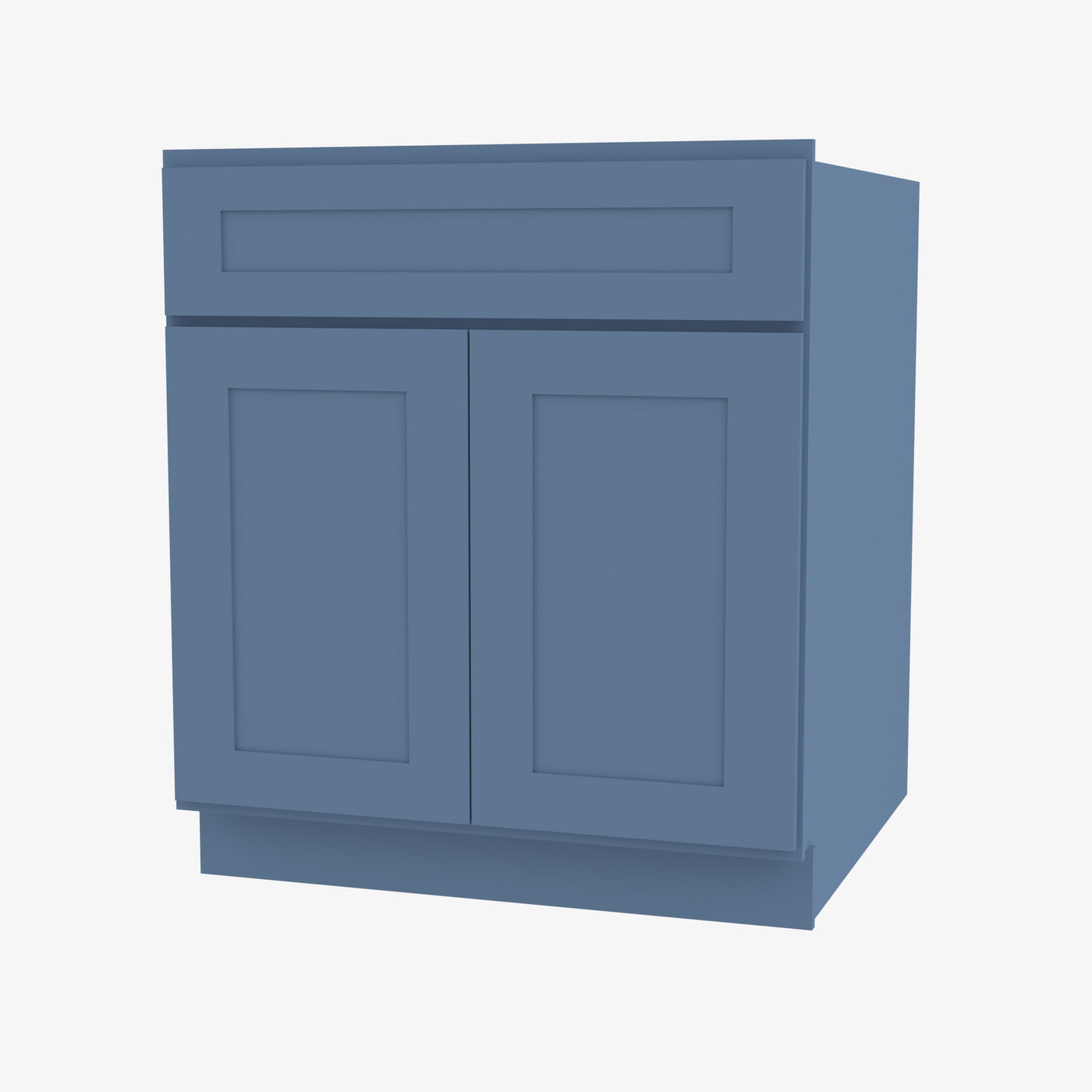 AX-SB42 Double Door 42 Inch Sink Base Cabinet | Xterra Blue Shaker