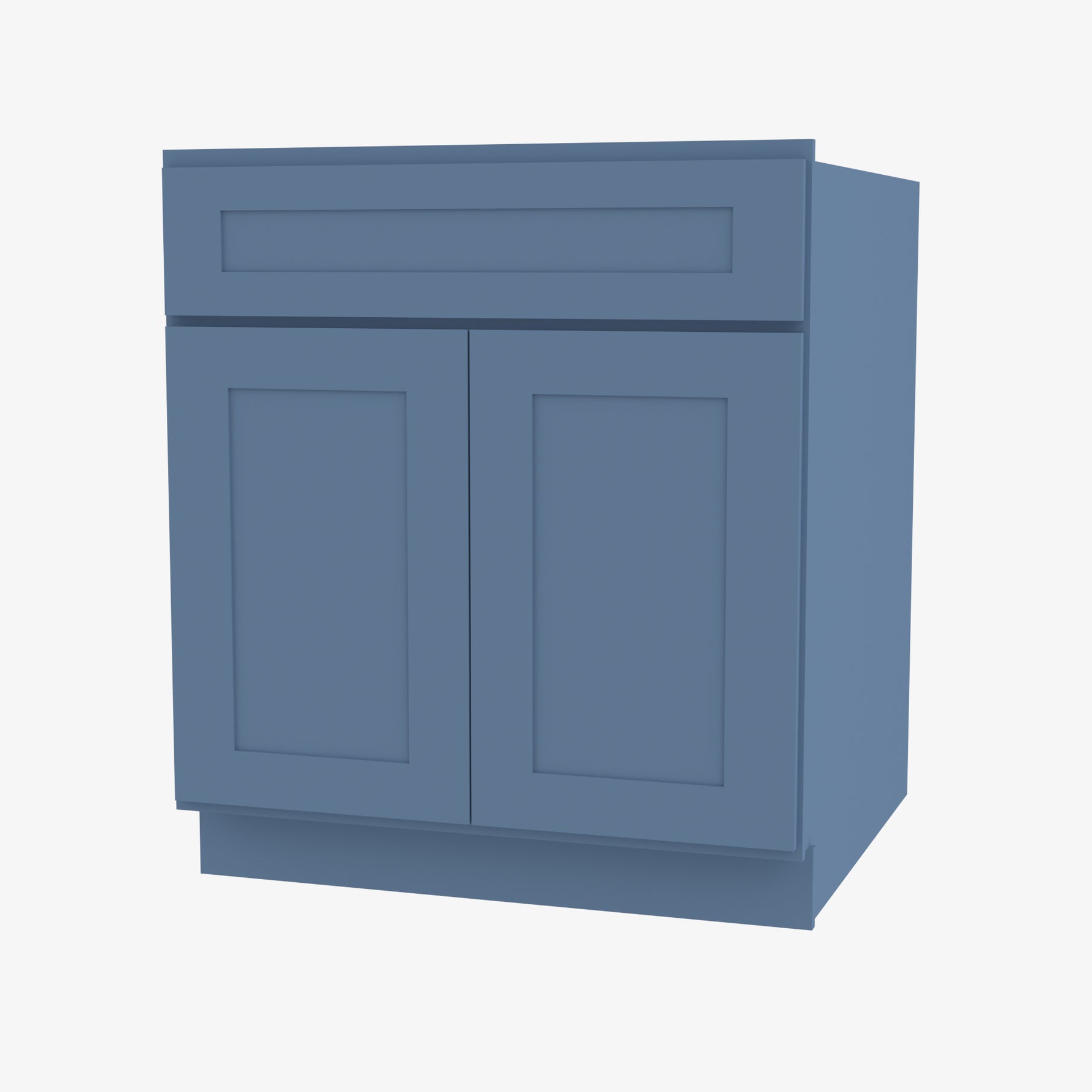 AX-SB42 Double Door 42 Inch Sink Base Cabinet | Xterra Blue Shaker - image 2