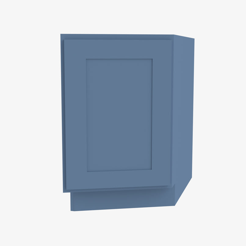 AX-BTC12L Single Door Cabinets 12 Inch Base Base Transitional Cabinet Left | Xterra Blue Shaker - image 2
