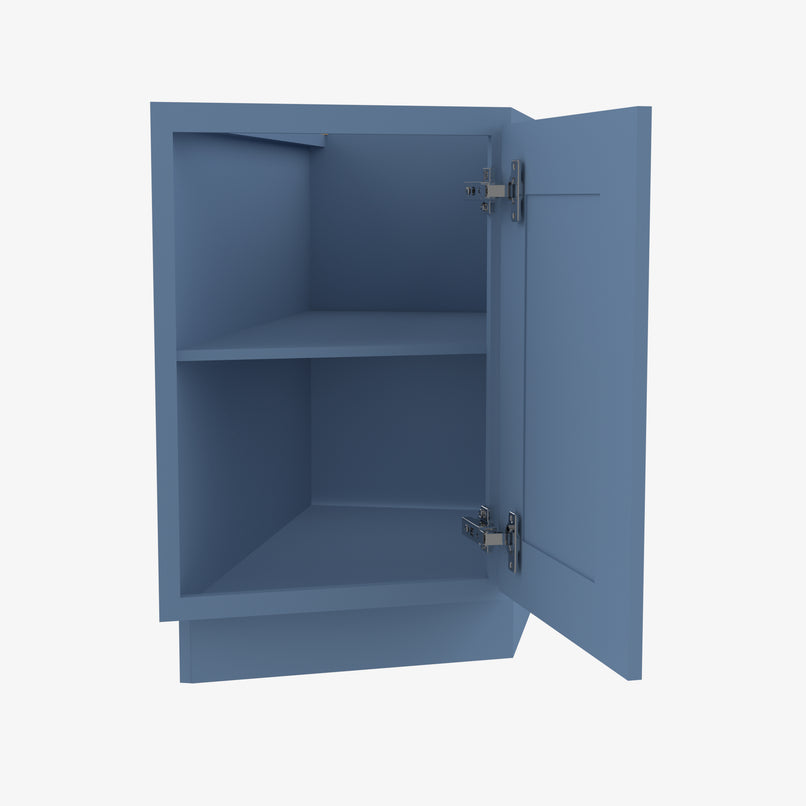 AX-BTC12R Single Door Cabinets 12 Inch Base Base Transitional Cabinet Right | Xterra Blue Shaker - image 3