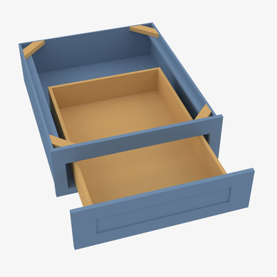 AX-SVDU3021-7 30 Inch Bathroom Cabinet Desk Drawer | Xterra Blue Shaker - image 1