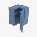 AX-WSQ2436 24 Inch Easy Reach Wall Corner Cabinet | XTerra Blue Shaker - image 4