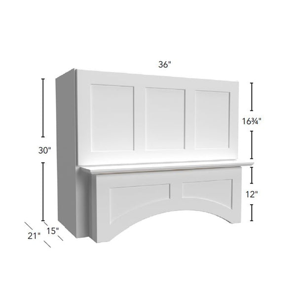 Arched Hood With Full Interior Stainless Steel Hood Liner