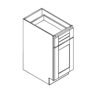 HAO-B09 9"W Single Door Base Cabinet