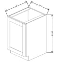 Fabuwood Allure Galaxy Indigo 21" W X 34 1/2" H X 24" D Full Height Single Door Base Cabinet - BOTH SIDE (BS) - image 1