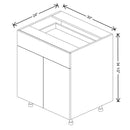 Fabuwood Illume Catalina Muratti 1 30" W X 34 1/2" H X 24" D Double Door Base Cabinet - image 1