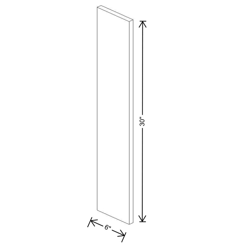 Fabuwood Illume Catalina Muratti 4 6" W x 30" H Base Filler