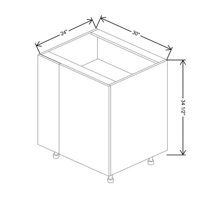 Fabuwood Illume Tuscany Muratti 4 36" To 39" W x 34 1/2" H x 24" D Blind Base Cabinet - image 1