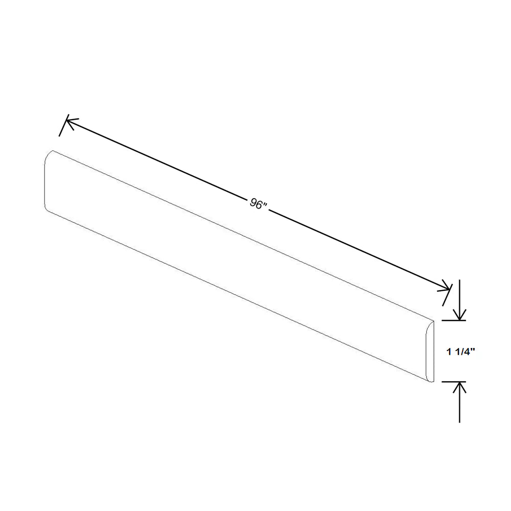 Fabuwood Allure Galaxy Horizon 96" W X 1 1/4" H X 1/4" D Batten Molding - image 1