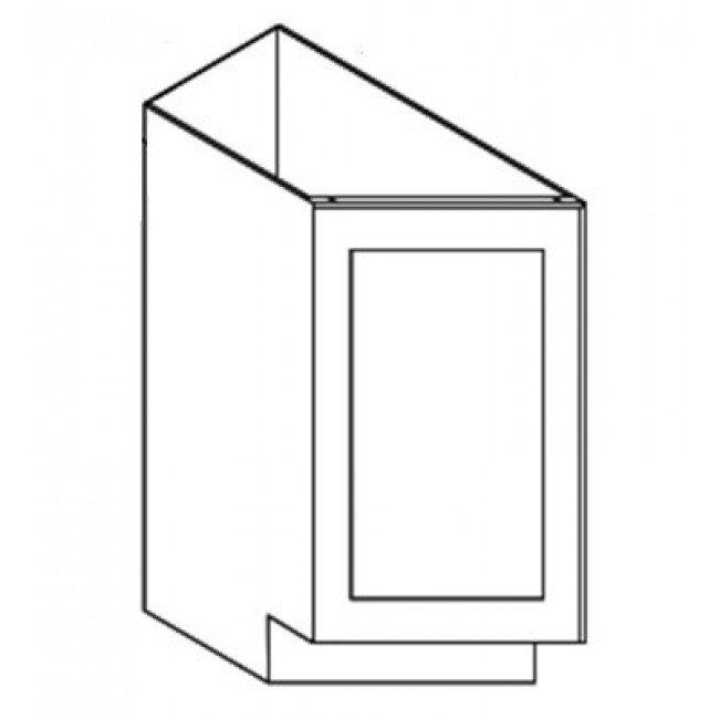 AB-BTC12L Single Door Cabinets 12 Inch Base Base Transitional Cabinet Left | Lait Gray Shaker - image 5