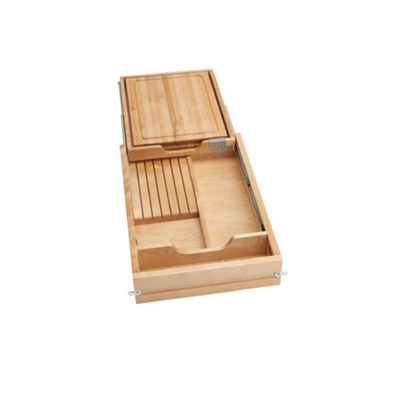 Fabuwood Allure Galaxy Mocha 18" W Cutting Board & Knife Drawer w/Blum Sides - image 1