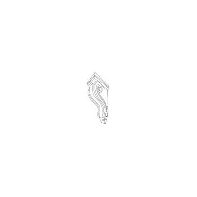 ES-CC06 5-1/2"W x 12-1/2"H Corbel