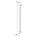 Fabuwood Illume Catalina Bianco Gloss 3" W X 42" H Corner Wall Filler - image 1