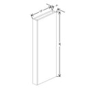 Fabuwood Illume Catalina Carbone Matte 3" W x 36" H x 13 7/8" D Wall Column - image 1