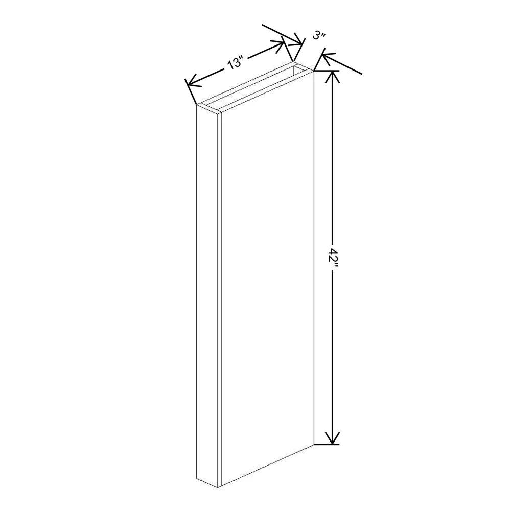 Fabuwood Illume Tuscany Muratti 4 3" W x 42" H x 13 7/8" D Wall Column