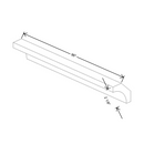 Fabuwood Allure Galaxy Mocha 96" W X 2 1/8" H X 2 1/8" D Small Cove Molding - image 1